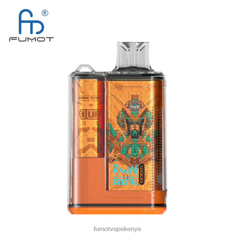 Fumot Crystal 1 Piece - 12000 Disposable Vape Box 20ML 4V2V0274 | Fumot Discount Code Peach Mango