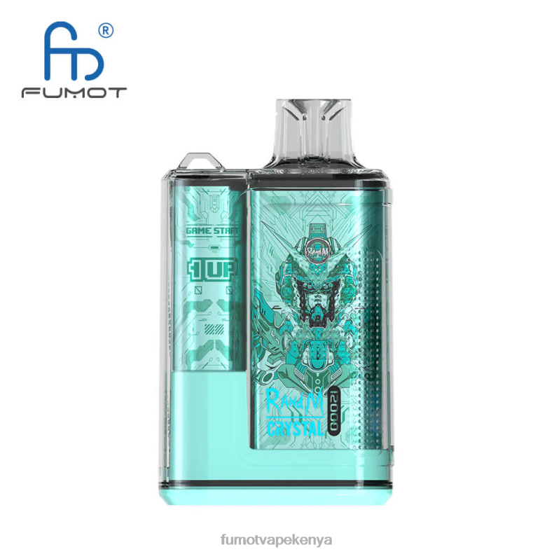 Fumot Crystal 1 Piece - 12000 Disposable Vape Box 20ML 4V2V0274 | Fumot Discount Code Peach Mango