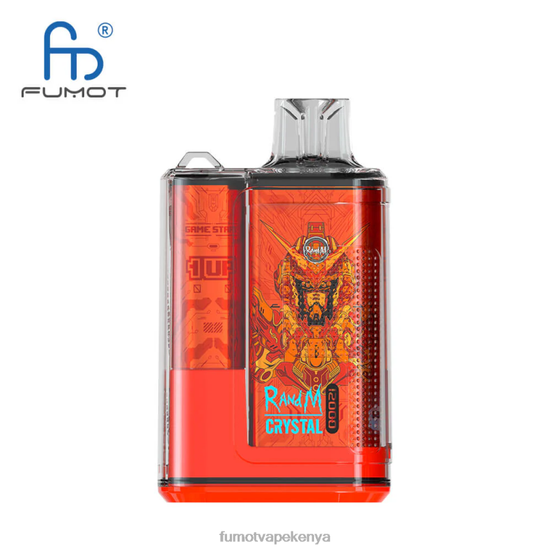 Fumot Crystal 1 Piece - 12000 Disposable Vape Box 20ML 4V2V0274 | Fumot Discount Code Peach Mango
