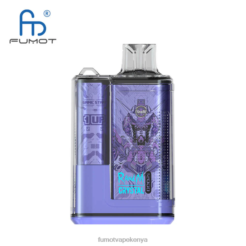 Fumot Crystal 1 Piece - 12000 Disposable Vape Box 20ML 4V2V0274 | Fumot Discount Code Peach Mango