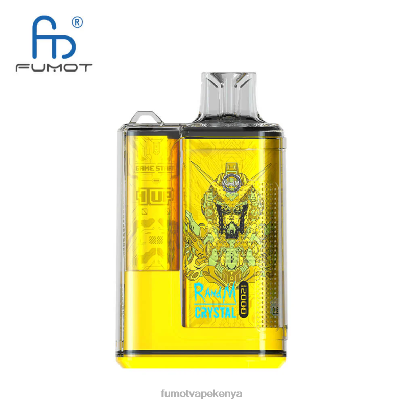 Fumot Crystal 1 Piece - 12000 Disposable Vape Box 20ML 4V2V0274 | Fumot Discount Code Peach Mango