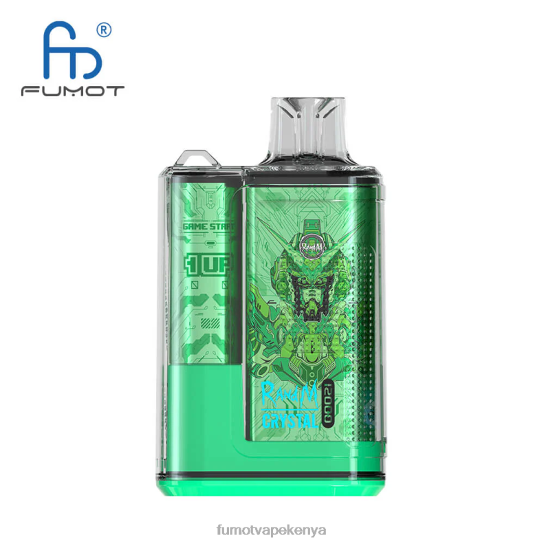 Fumot Crystal 1 Piece - 12000 Disposable Vape Box 20ML 4V2V0274 | Fumot Discount Code Peach Mango