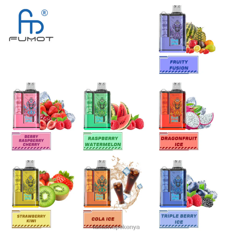 Fumot Crystal 1 Piece - 12000 Disposable Vape Box 20ML 4V2V0274 | Fumot Discount Code Peach Mango