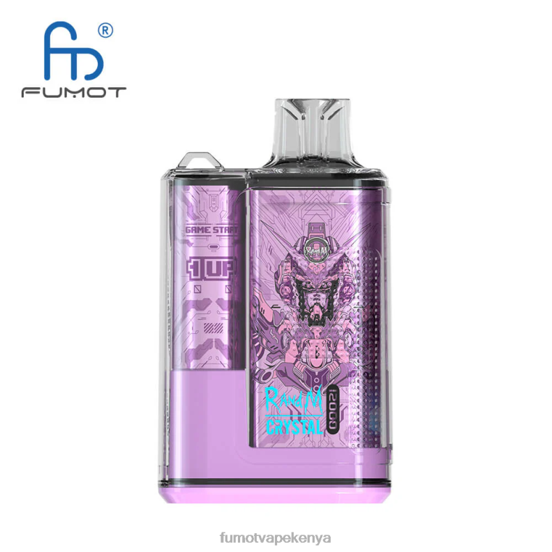 Fumot Crystal 1 Piece - 12000 Disposable Vape Box 20ML 4V2V0274 | Fumot Discount Code Peach Mango