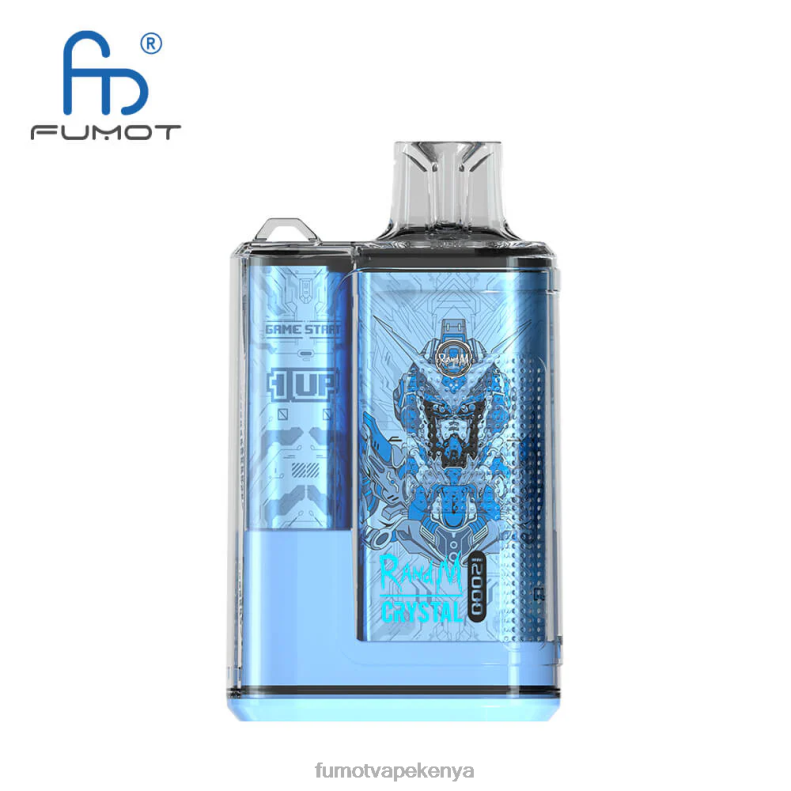Fumot Crystal 1 Piece - 12000 Disposable Vape Box 20ML 4V2V0274 | Fumot Discount Code Peach Mango
