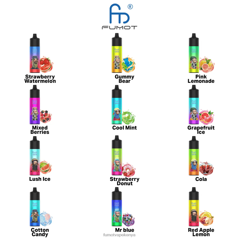 Fumot Sunax 7000 Replaceable Vape Cartridge (1 Piece) 4V2V0494 | Fumot Discount Code Stawberry Watermelon