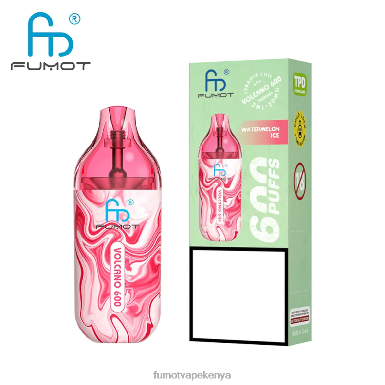 Fumot Volcano 600 TPD-Compliant Disposable Vape - 2ML (3 Pieces Set) 4V2V0294 | Fumot Discount Code Pineapple Peach Mango