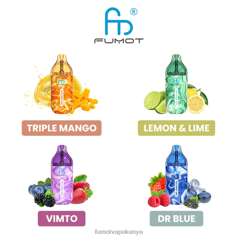 Fumot Volcano 600 TPD-Compliant Disposable Vape - 2ML (3 Pieces Set) 4V2V0294 | Fumot Discount Code Pineapple Peach Mango