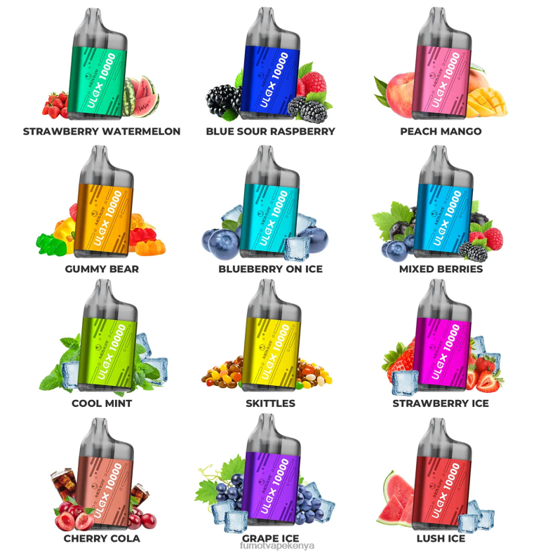 Fumot Movkin Ulax 10000 Disposable Vape Pod - 12ML (1 Piece) 4V2V0304 | Fumot Discount Code Blue Sour Raspberry