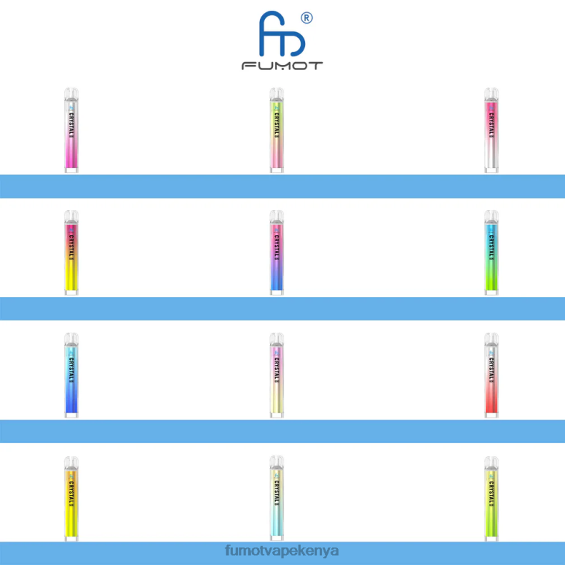 Fumot Crystal 2ML (3 Pieces Set) Disposable Vape - 600 TPD-Compliant 4V2V0385 | Fumot Shop Blueberry Raspberry