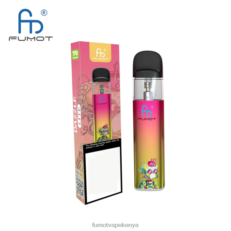Fumot Dazzle Lite TPD-Compliant Empty Vape Kit (1 Piece) 4V2V0551 | Fumot Vape Kenya Green-Purple
