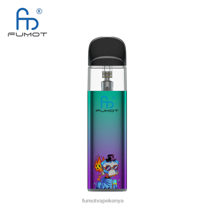 Fumot Dazzle Lite TPD-Compliant Empty Vape Kit (1 Piece) 4V2V0551 | Fumot Vape Kenya Green-Purple