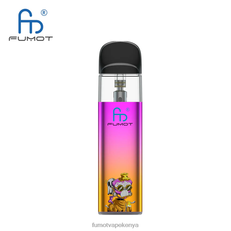 Fumot Dazzle Lite TPD-Compliant Empty Vape Kit (1 Piece) 4V2V0551 | Fumot Vape Kenya Green-Purple