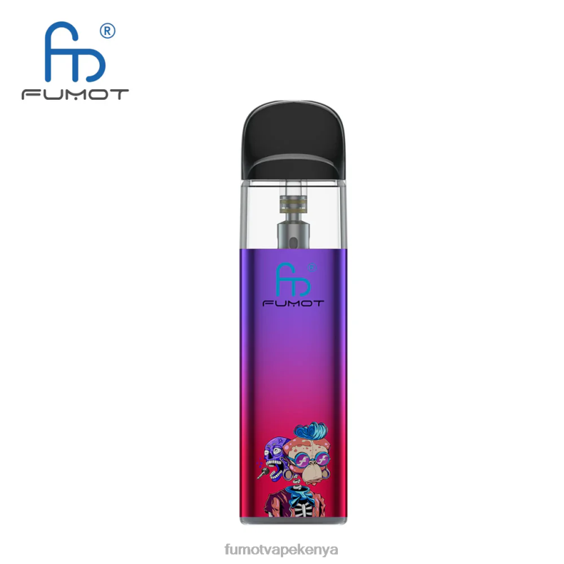Fumot Dazzle Lite TPD-Compliant Empty Vape Kit (1 Piece) 4V2V0551 | Fumot Vape Kenya Green-Purple
