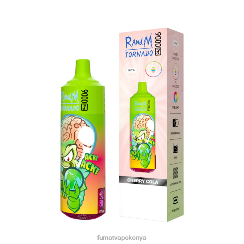 Fumot Tornado 1 Piece 9000 Pro 18ML Disposable Vape 4V2V0229 | Fumot Tech Sour Candy