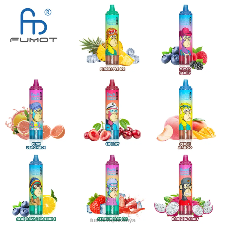 Fumot Tornado 25ML 15000 Disposable Vape (1 Piece) 4V2V0194 | Fumot Discount Code Cherry