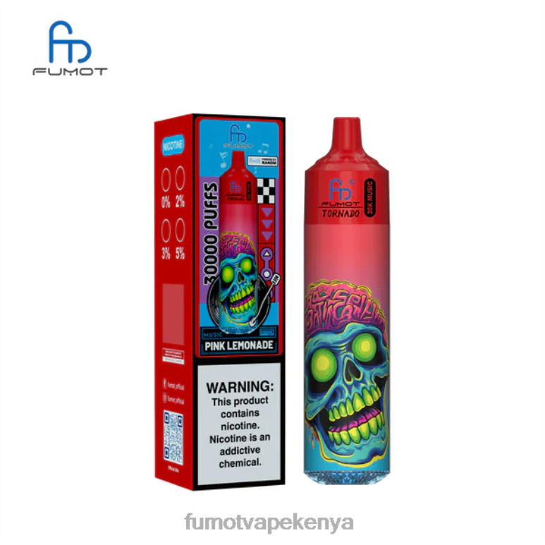 Fumot Vape Flavors 4242Z23 Pink Lemonade Fumot Tornado 30K Music