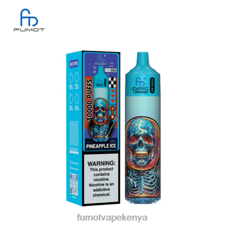 Fumot Vape Shop 4242Z22 Pineapple Ice Fumot Tornado 30K Music