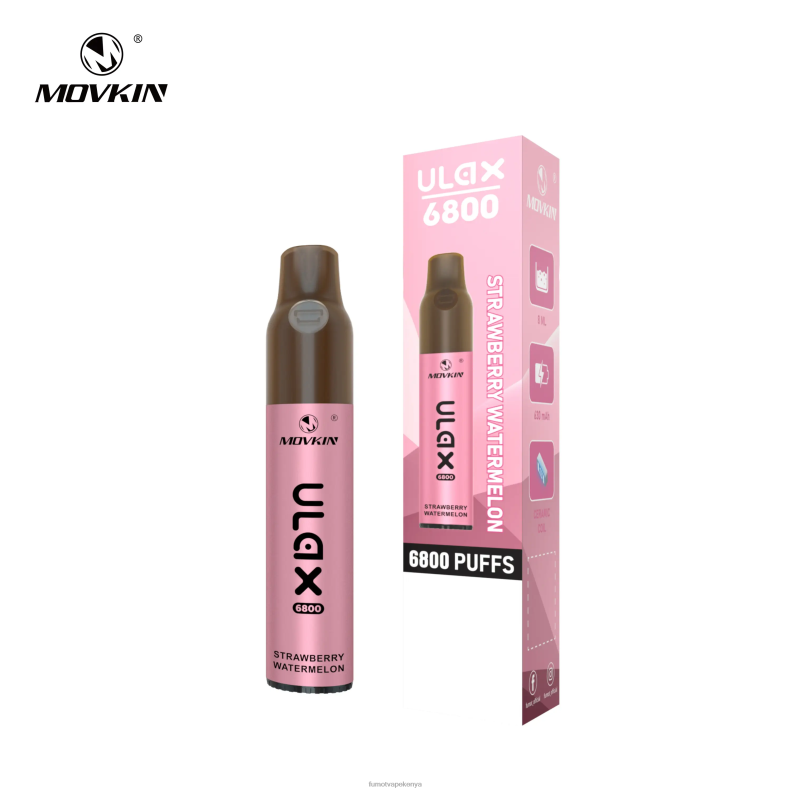 Fumot Movkin Ulax 6800 Disposable Vape, Ceramic Coil - 8ML (1 Piece) 4V2V0320 | Fumot Vape Price Bluesour Raspberry