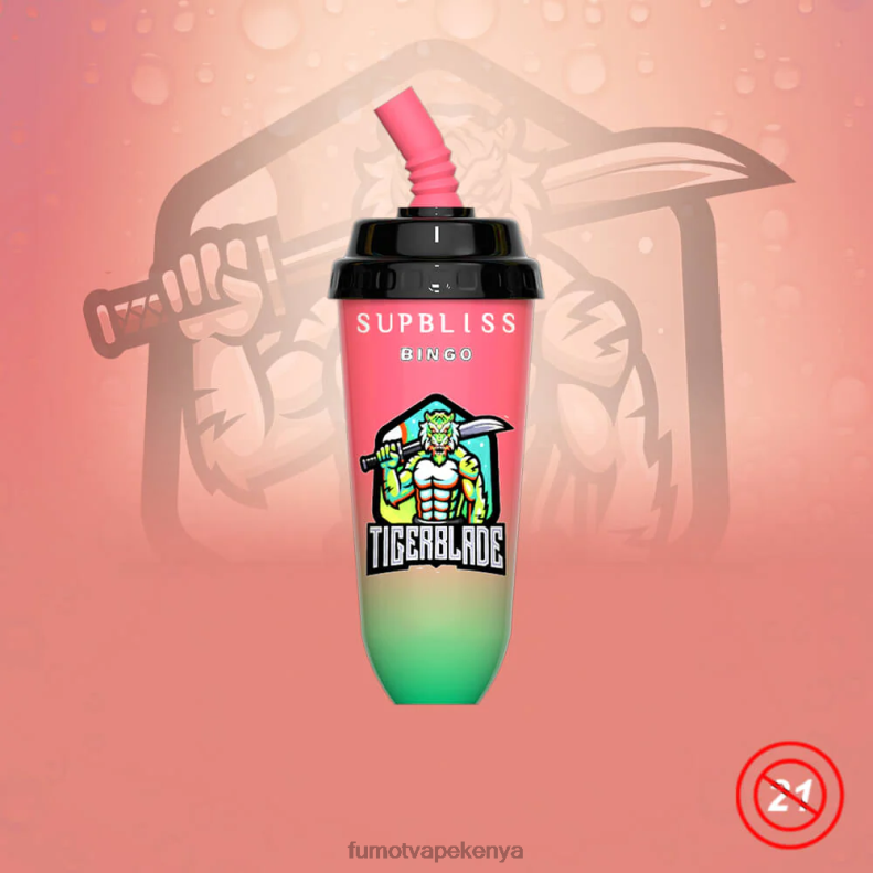 Fumot Supbliss Bingo 16ML 8000 Disposable Vape Pod Device (1 Piece) 4V2V0404 | Fumot Discount Code Peach Mango