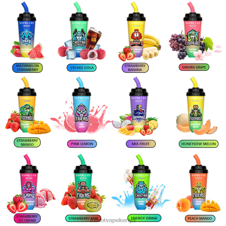 Fumot Supbliss Bingo 8000 Disposable Vape Pod Device - 16ML (1 Piece) 4V2V0393 | Fumot Vape Online Shop Blueberry