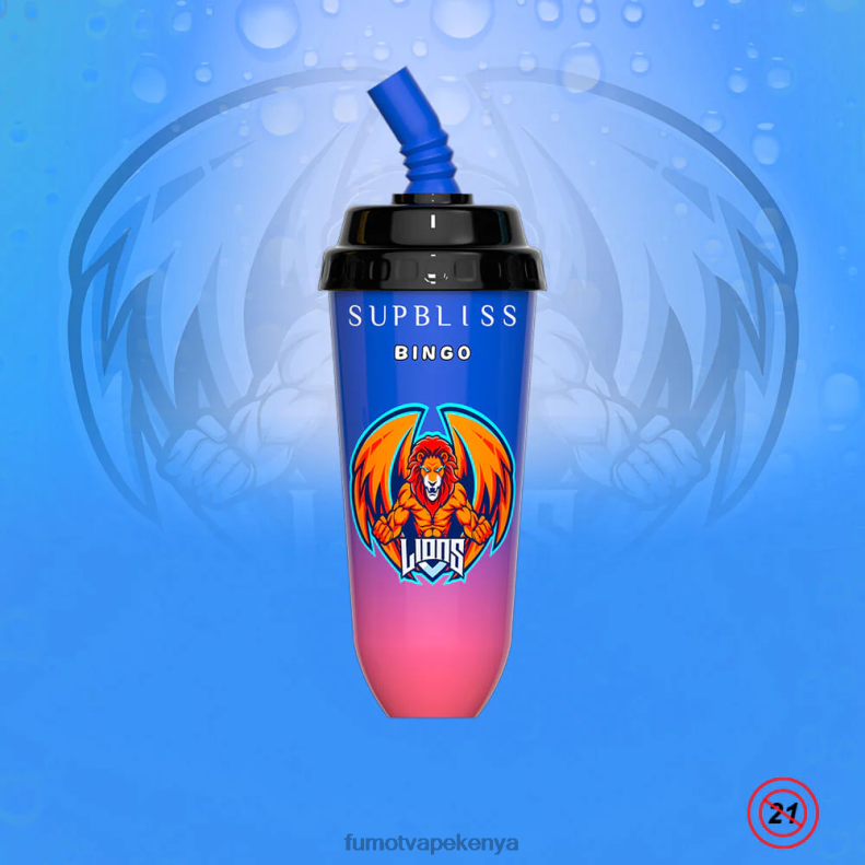 Fumot Supbliss Bingo 8000 Disposable Vape Pod Device - 16ML (1 Piece) 4V2V0393 | Fumot Vape Online Shop Blueberry