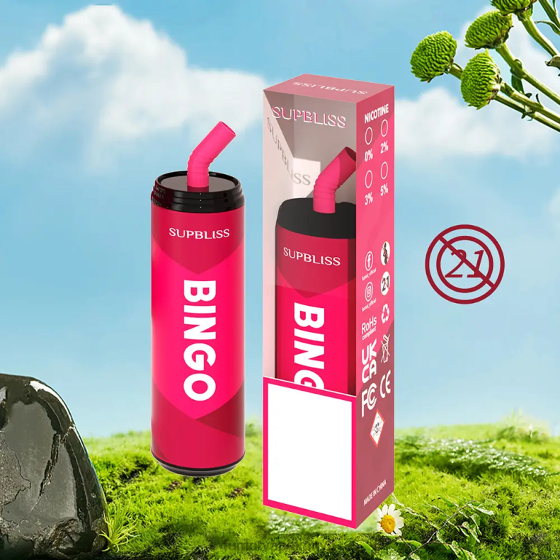 Fumot Supbliss Bingo 9000 Disposable Vape Pen (1 Piece)- 18ML 4V2V0464 | Fumot Discount Code Blue Razz Ice