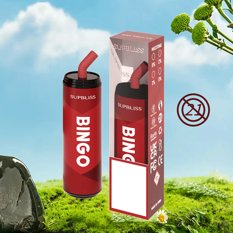 Fumot Supbliss Bingo 9000 Disposable Vape Pen (1 Piece)- 18ML 4V2V0464 | Fumot Discount Code Blue Razz Ice